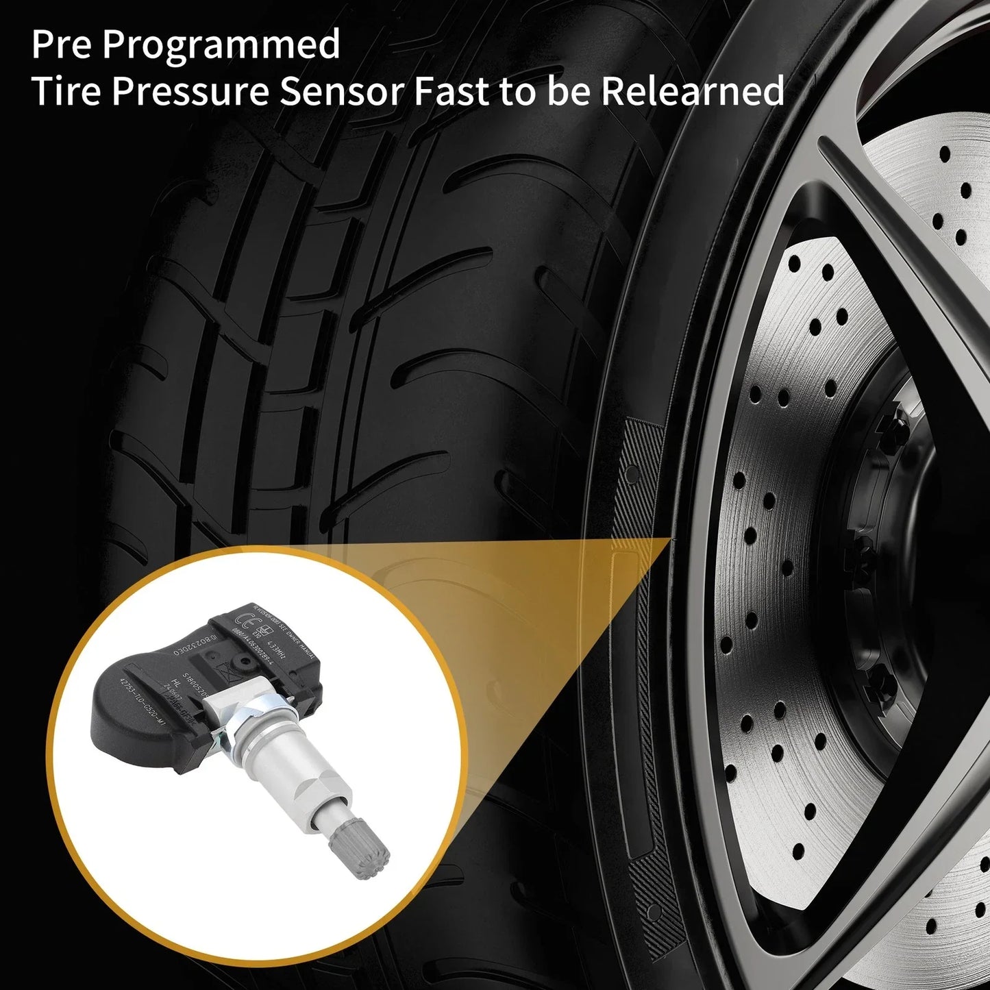 Tire Pressure Sensor for Honda Pilot 2016-2020 TPMS 433MHz
