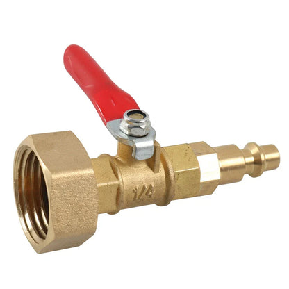 1/4 Inch Male Quick Connect Blowout Adapter for RV Winterization