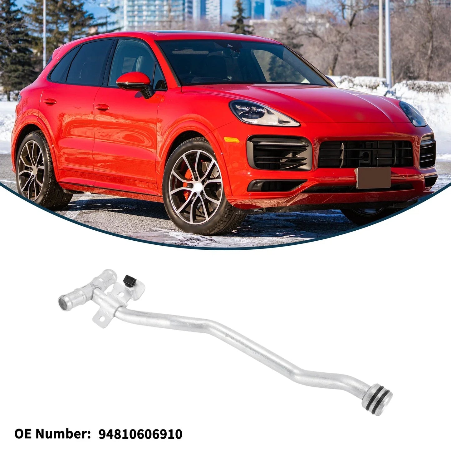 Radiator Hose for Porsche Cayenne 2006-2009 Coolant Pipe (2006-2009)