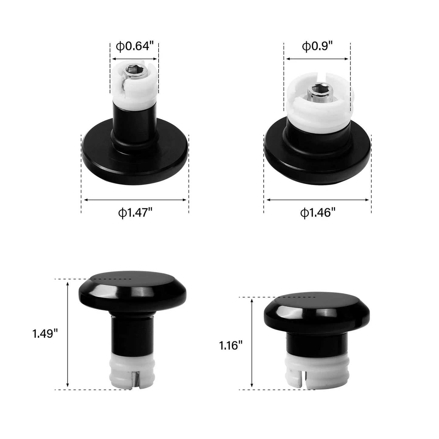 Front Axle Nut Covers for Harley Nightster RH975 (2022-2024)
