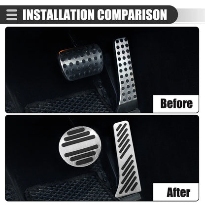 Brake & Accelerator Pedal Covers for Mercedes Benz Smart Fortwo (2009-2014)