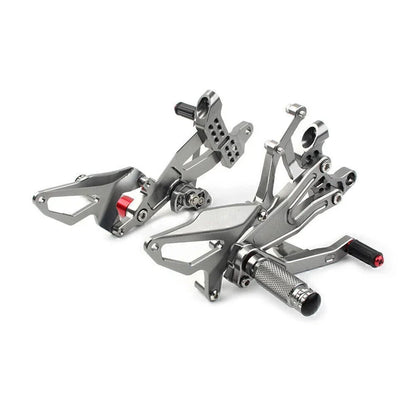 Rearset Foot Pegs for Ducati Panigale V4 (2018-2020) - Silver