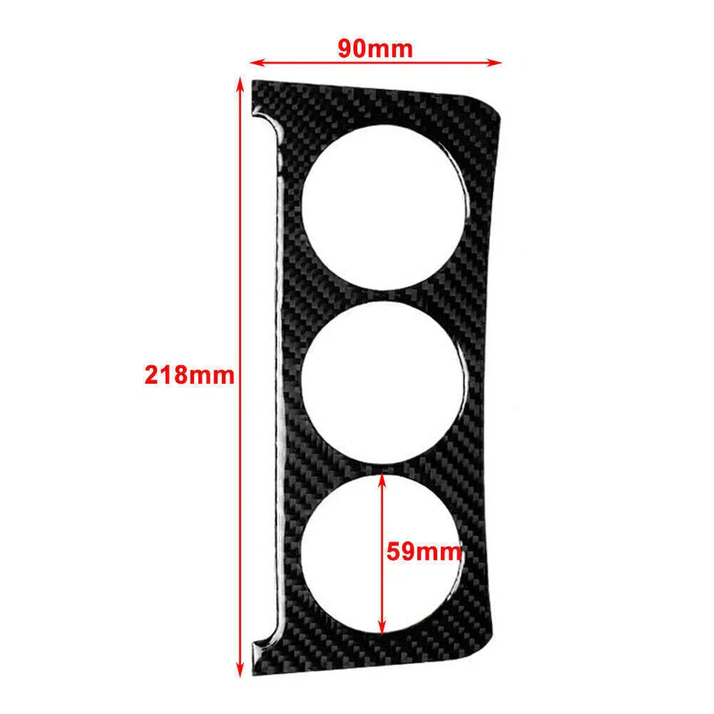Carbon Fiber Console Switch Trim Cover for Nissan 350Z (2006-2009)