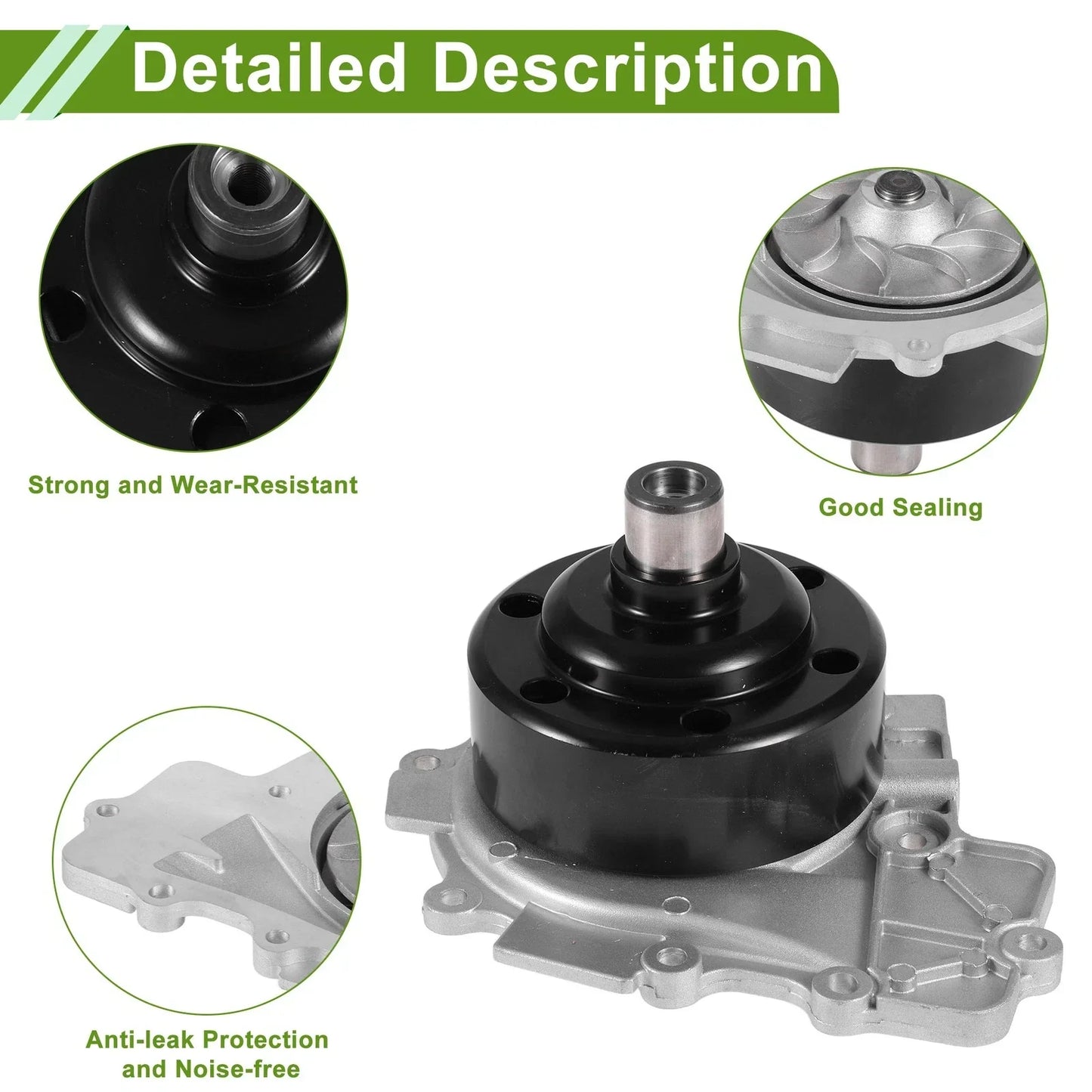 Water Pump for Mercedes-Benz SPRINTER (2010-2018) Cooling System Replacement