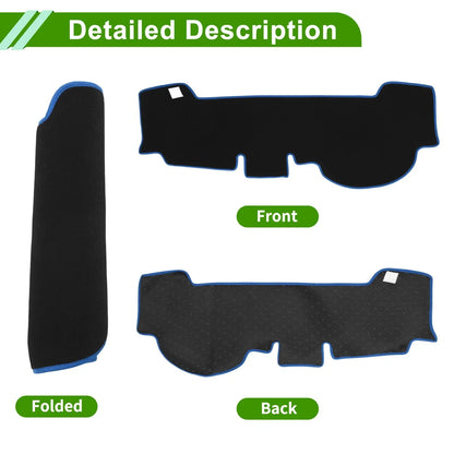 Dashboard Cover for Honda N-WGN JH3/JH4 2019-2024 Black Blue 1 x Anti-Slip