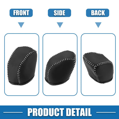 Gear Shift Lever Cover for Lexus NX 250 Black Gray Stitches