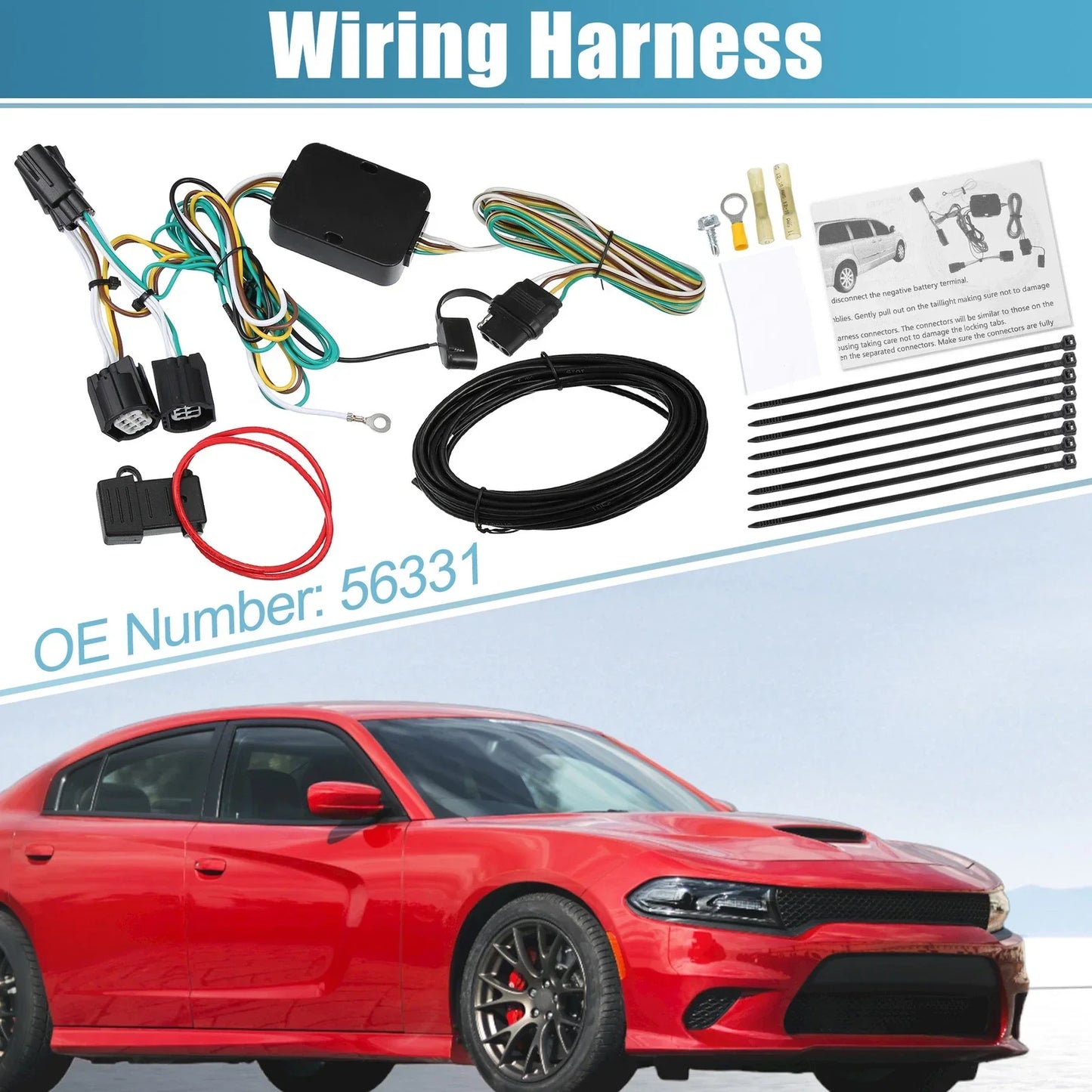 4-Pin Trailer Wiring Harness for Dodge Grand Caravan (2011-2016)