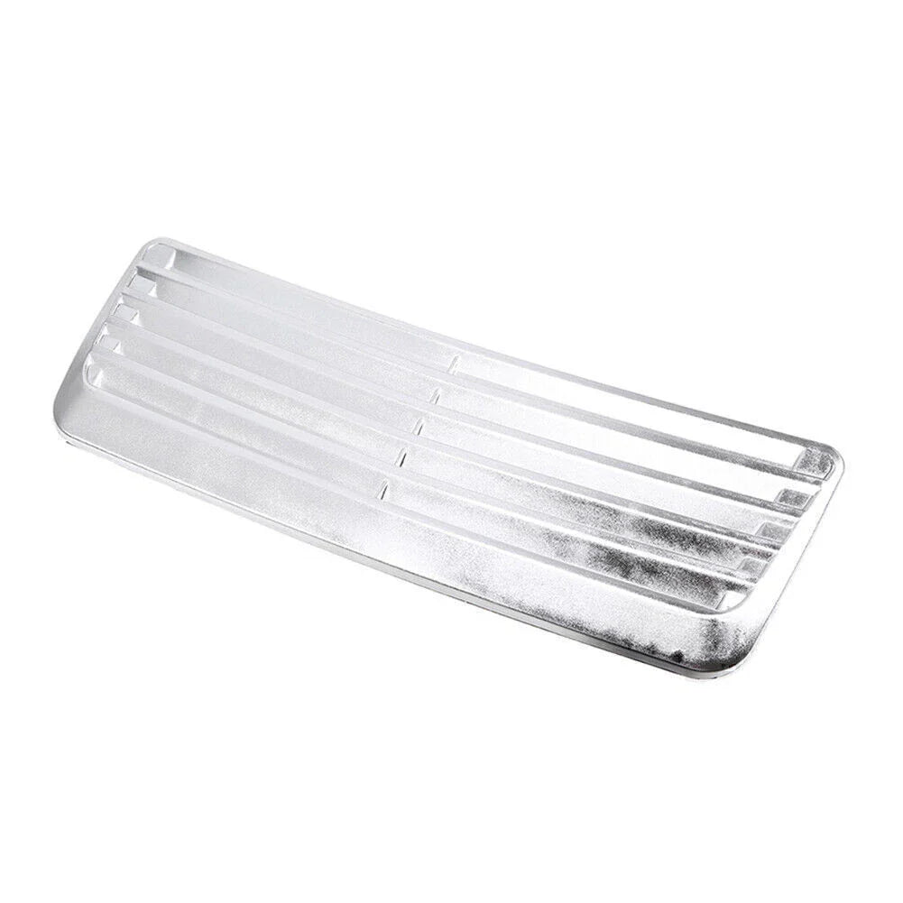 Universal Silver Air Flow Intake Scoop for Car Hood Trim