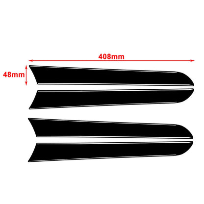 Piano Black Door Handle Panel Cover Trim for Audi A4 B8 A5 (2008-2016)