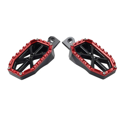 Rear Foot Pegs for Harley Electra Glide Classic Black/Red