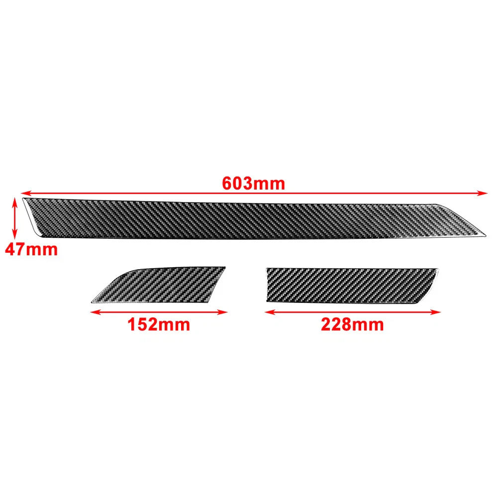 Carbon Fiber Inner Dashboard Panel Cover Trim for Toyota Tundra (2014-2021)