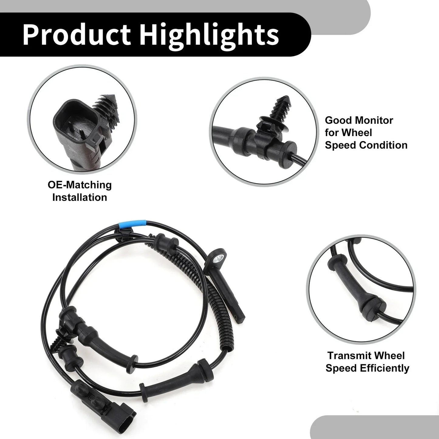 ABS Sensor for Dodge Durango 2016-2022 Front Left or Right Side