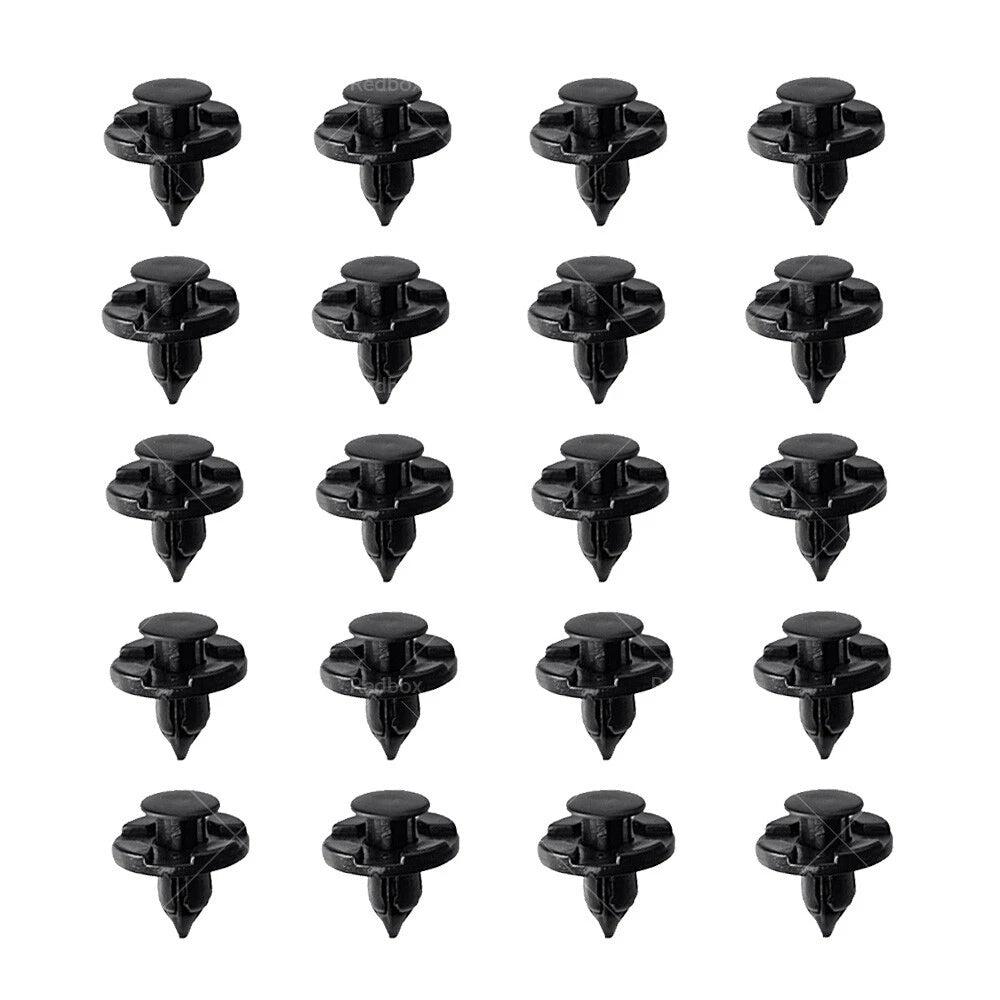8mm 20x Grille Clips for Nissan Patrol, Cube, Mitsubishi Outlander, Sebring
