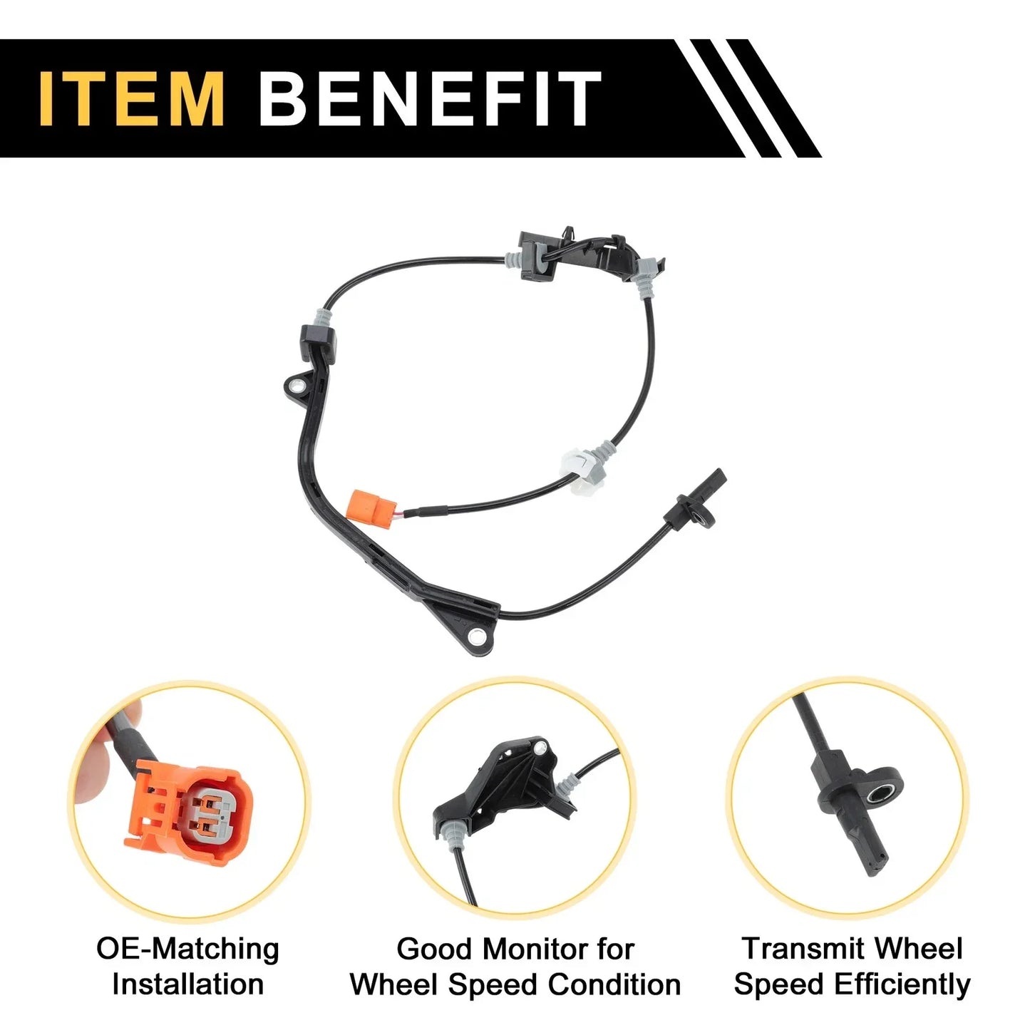 ABS Wheel Speed Sensor for Honda Odyssey Front Left (2011-2017)