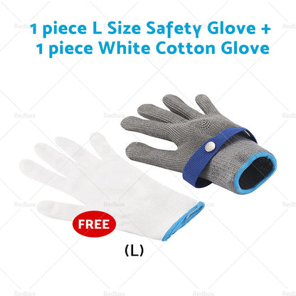 Stainless Steel Cut Proof Stab Resistant Butcher Gloves for Various Models