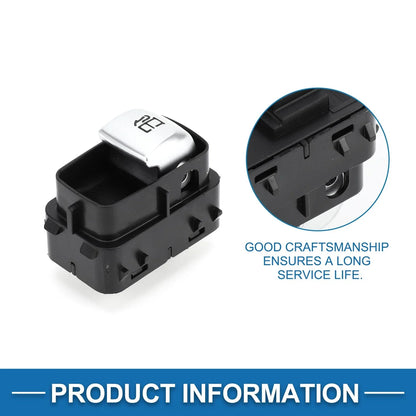 Fuel Door Release Switch for Mercedes-Benz S550 2014-2017 (2 x Black)