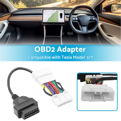 OBD2 Adapter for Tesla Model 3 Model Y 2019-2023 Scan All Protocols