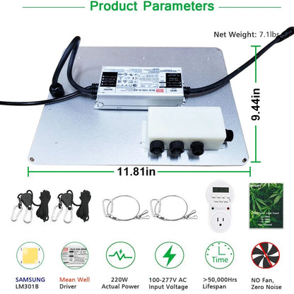 1000W LED Grow Light Full Spectrum for Indoor Plants