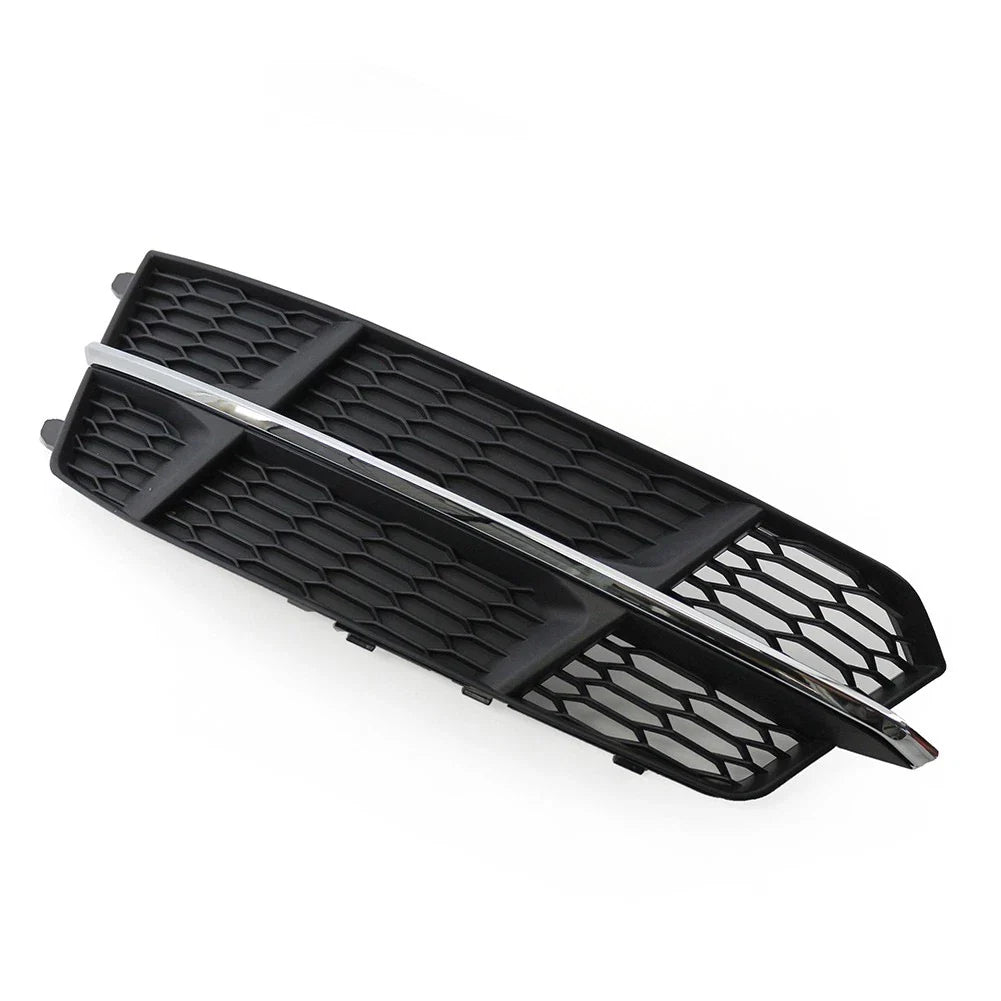 Black Chrome Front Left Bumper Grille for Audi A6 C7 (2014-2018)