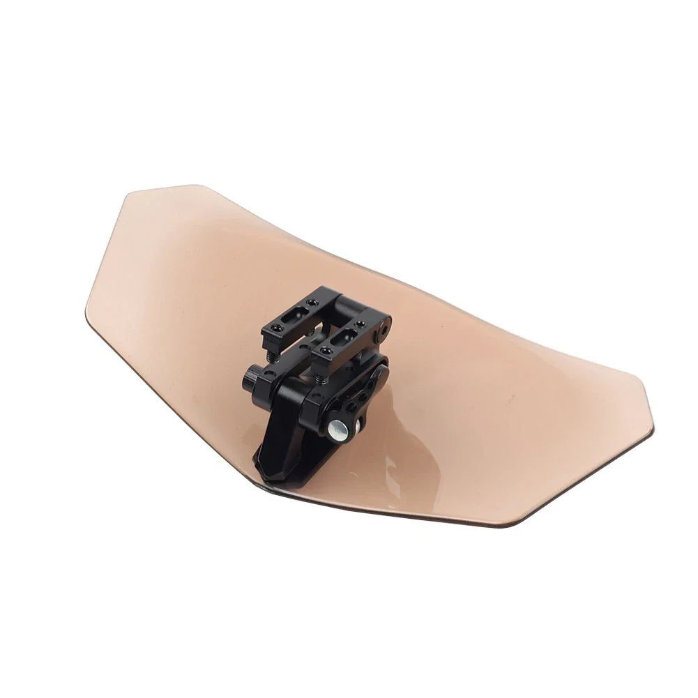 Universal Adjustable Smoke Clip-On Windshield Air Deflector for Car