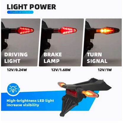 LED Turn Signal Rear Brake Tail Light for BMW F900GS R1300GS S1000RR (2020-2023)