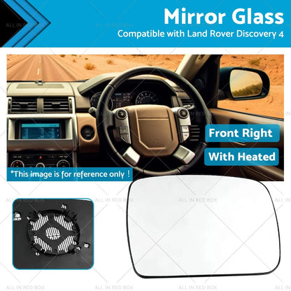 Right Side Mirror Glass for Land Rover Discovery 4 (2009-2013)