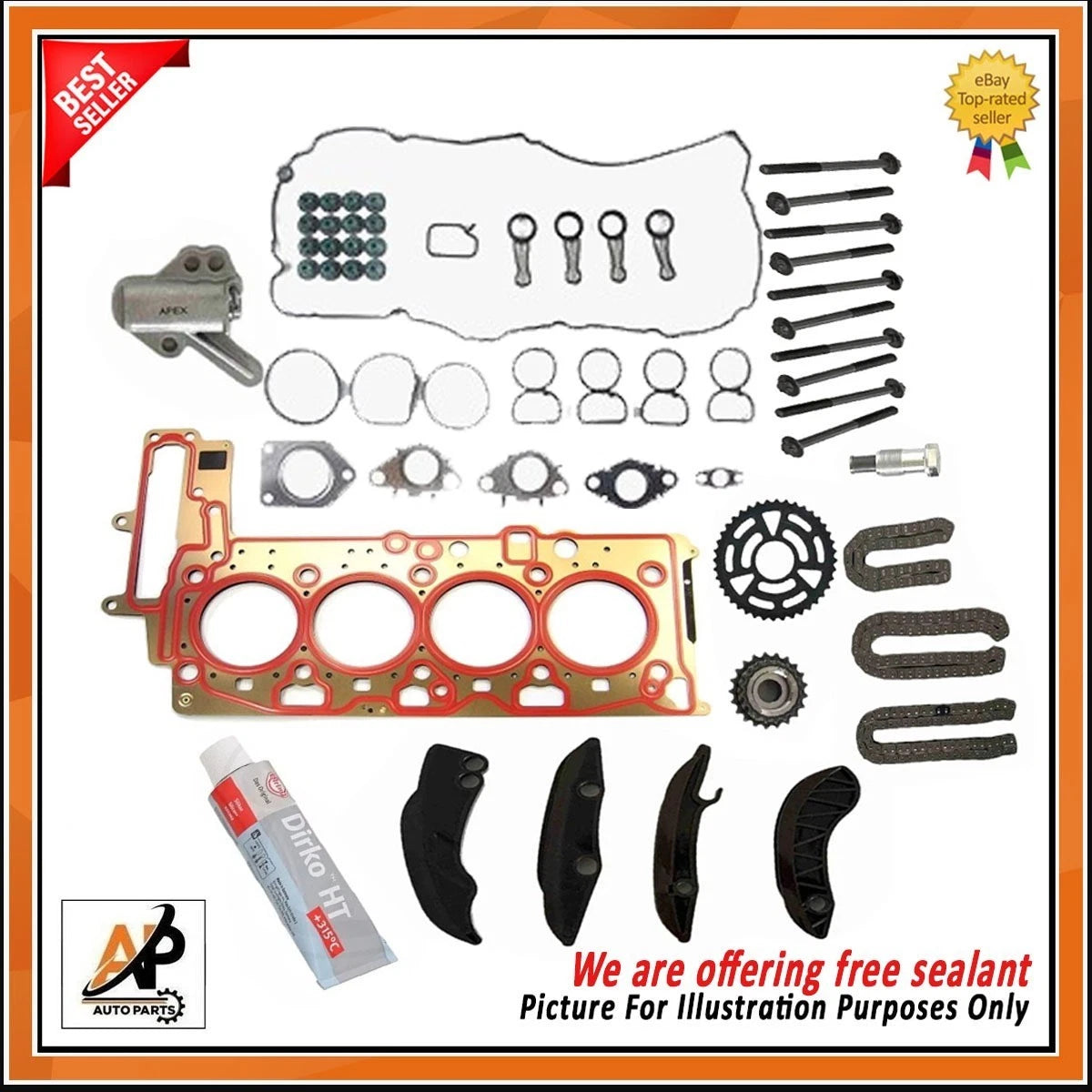 Engine Head Gasket and Timing Chain Kit for MINI Cooper D R56 (2007–2014)