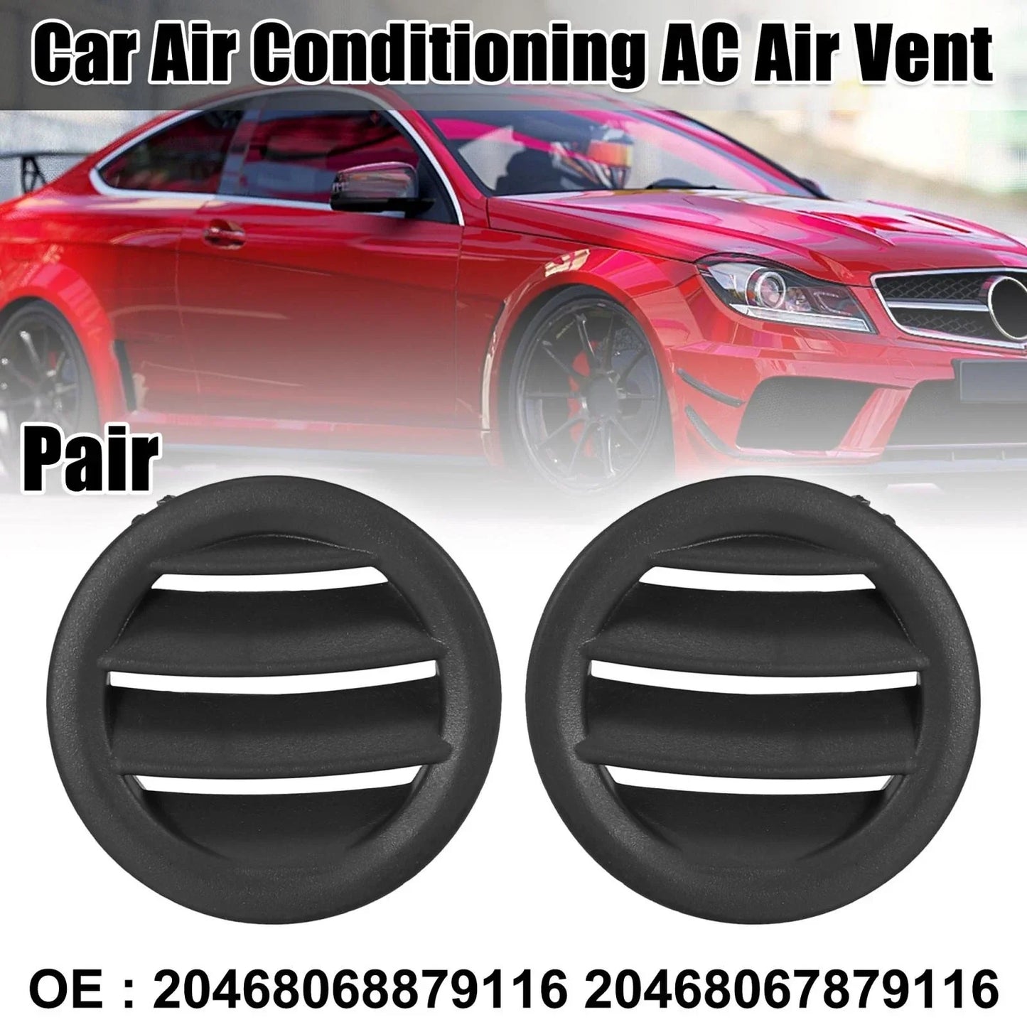 Front Left Right AC Air Vents for Mercedes-Benz C280 C200 C250 C350 (2001-2007)