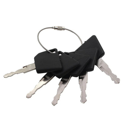5 x Ignition Keys for JCB Caterpillar Dynapac Volvo (Various Years)
