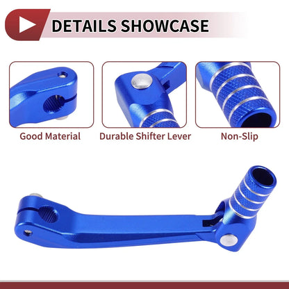 Folding Motorcycle Gear Shifter Lever for Honda CRF150F (2003-2017) Blue 1 x Pc