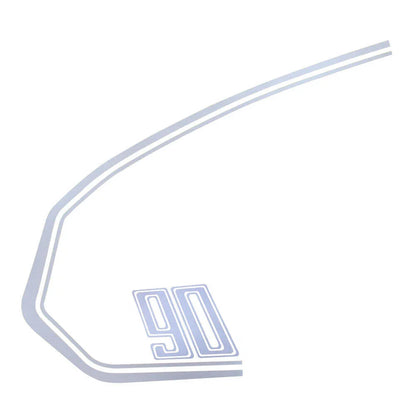 Silver Moto Tank Sticker Decal Cover for BMW RnineT Pure Racer Scrambler (2014-2023)