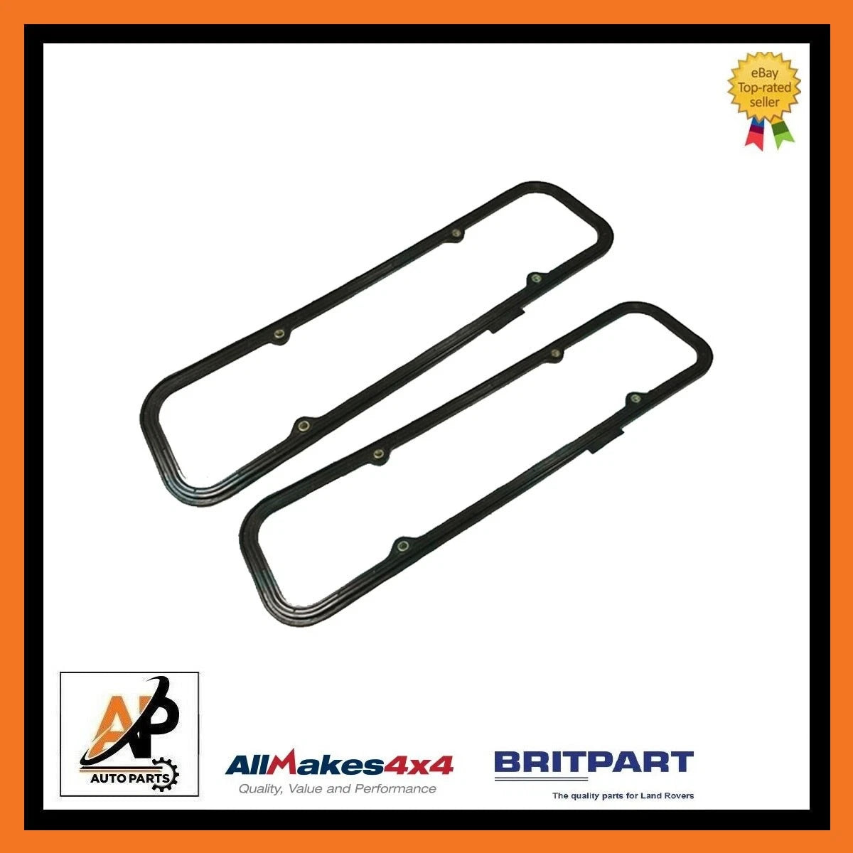 (2x) Rocker Cover Gasket Replacement for Land Rover Defender V8 (1990–2006)