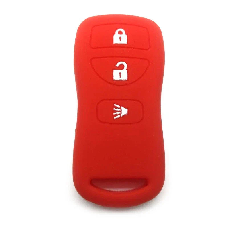 Red Silicone Remote Key Fob for Nissan Xterra Pathfinder Frontier (2005-2015)