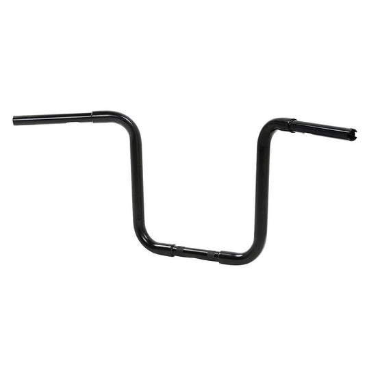 14" Black Rise 1-1/4" Hanger Handlebar for Harley FLST FXST Sportster XL 883