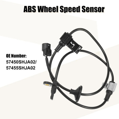 2 x Front Left Right ABS Sensors for Honda Odyssey (2011-2017)
