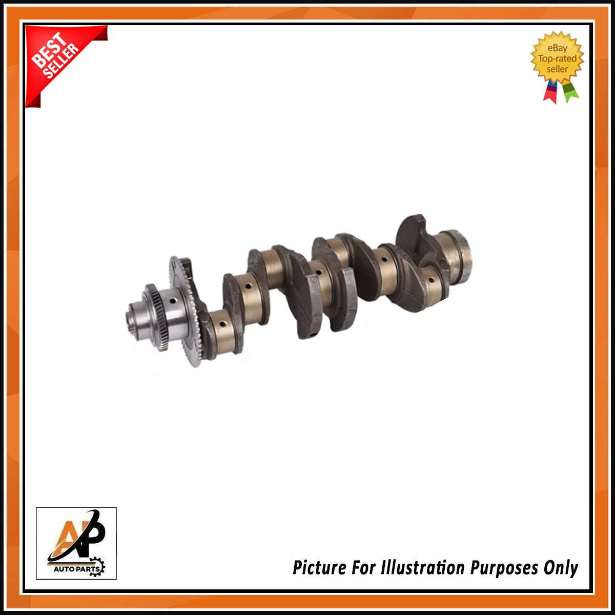 Crankshaft with Bearings Set and Con Rods for Fiat Ducato (2015–2021)