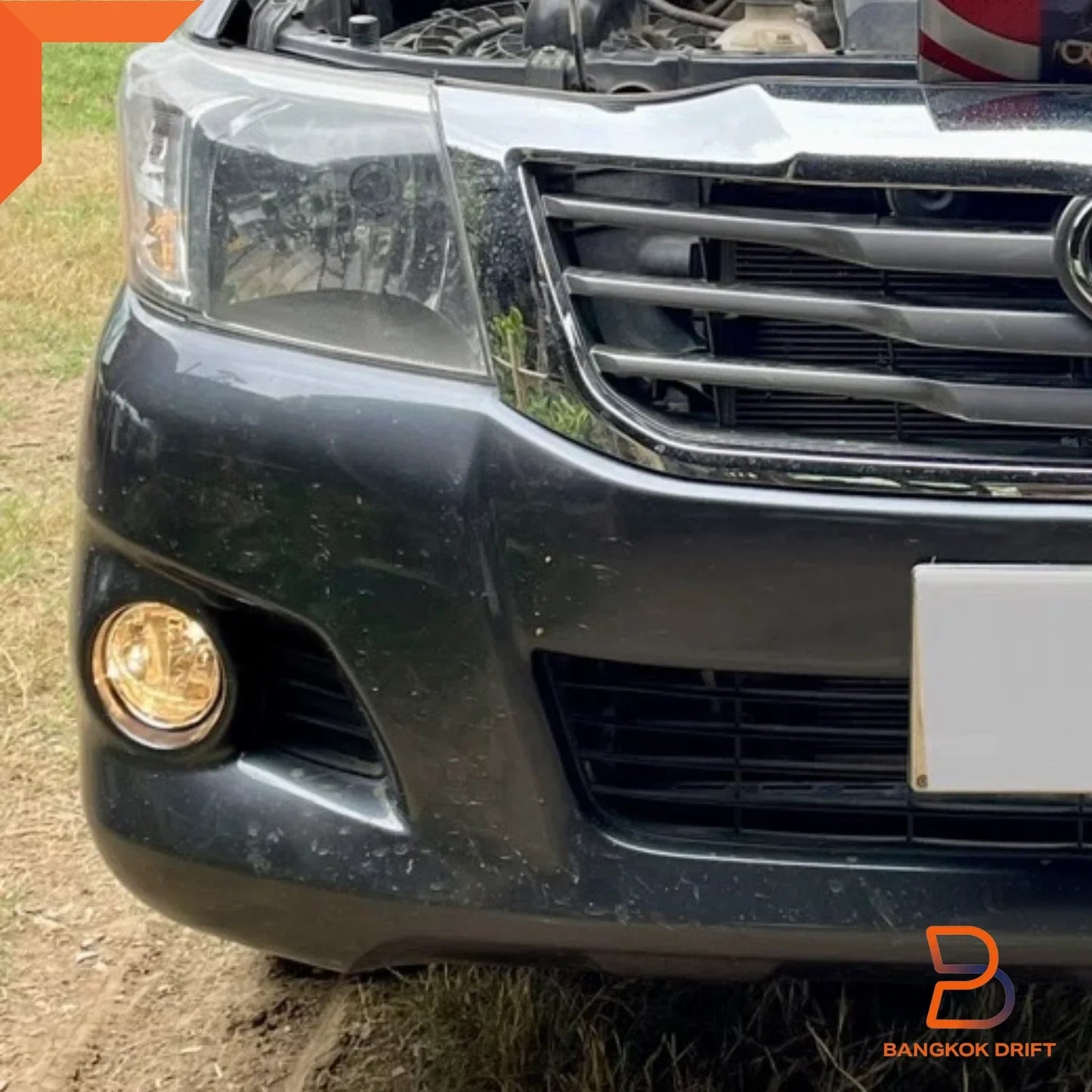 Fog Light for Toyota Hilux Ute (2011-2014) - E4 DLAA Chrome Trim