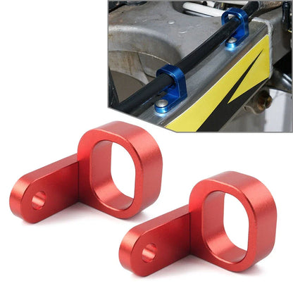 Rear Brake Line Hose Clamp for Suzuki DRZ400SM RMX450Z 2005-2022 Red