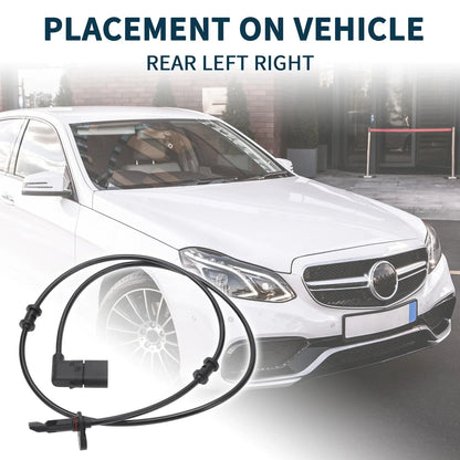2 x Rear Side ABS Wheel Speed Sensors for Mercedes-Benz C300 (2015-2021)