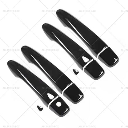 4PCS Black Door Handle Covers for Nissan Navara NP300 D23 (2015-On)