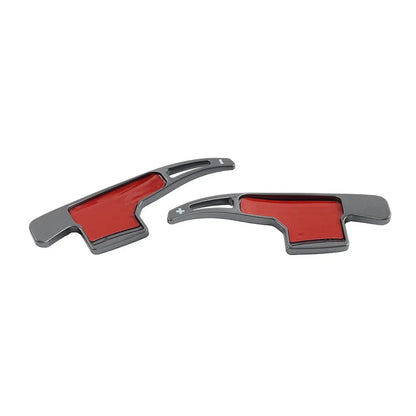 Gray Steering Wheel Shifter Paddle Extensions for Ford Mustang (2015-2023)