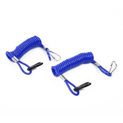2 x Key Outboard Lanyard Stop Kill Switch for Jet Ski Wave Runner