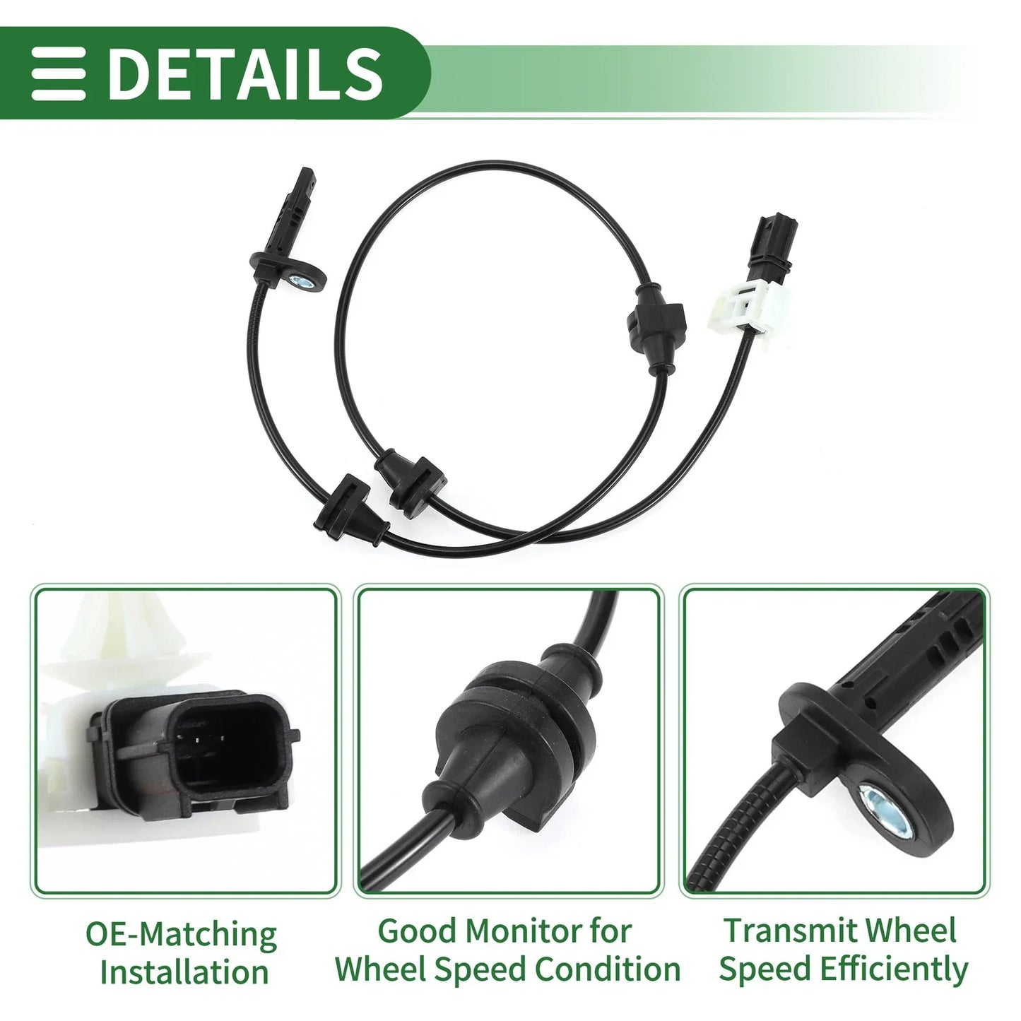 ABS Wheel Speed Sensor for Acura MDX 2014-2016 Rear Left