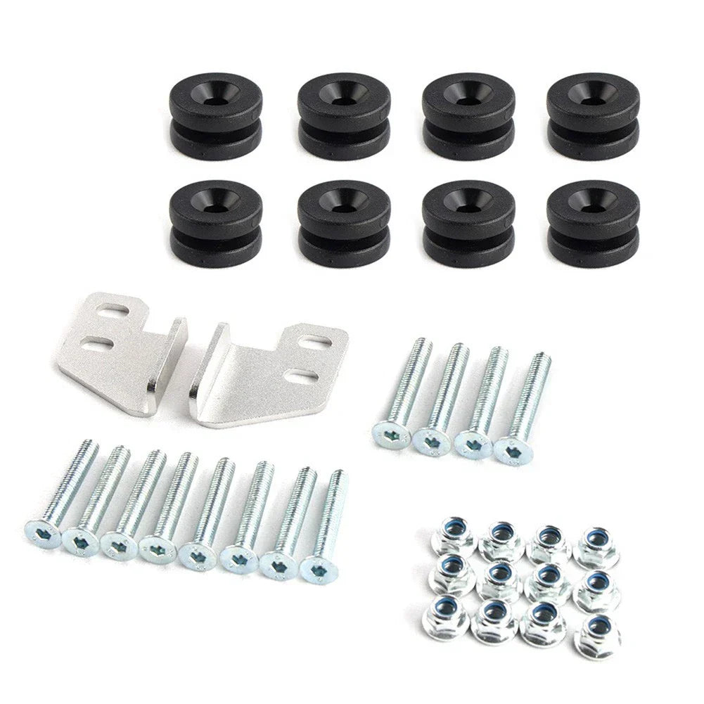 Flat Tube Motorcycle Side Luggage Case Baseplate Screw Spacers for Universal