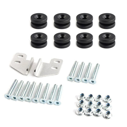 Flat Tube Motorcycle Side Luggage Case Baseplate Screw Spacers for Universal