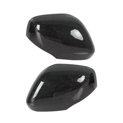ABS Carbon Fiber Rear View Mirror Cover Trim for Nissan Armada (2017-2023)