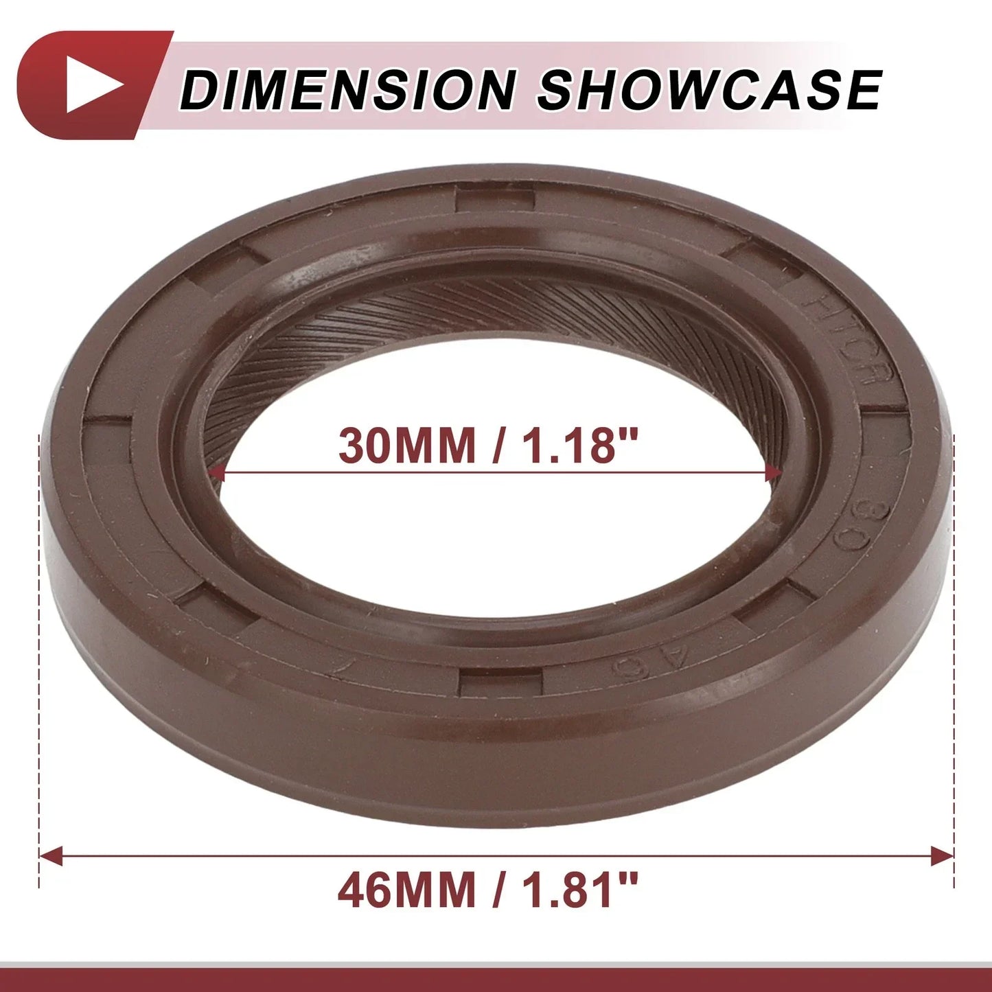 Front Crankshaft Oil Seal for Hyundai Excel Scoupe (1990-1994)