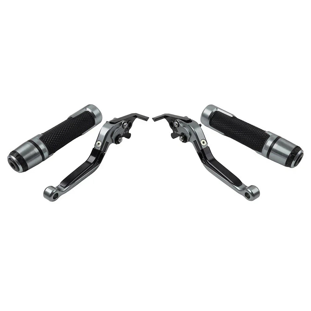 Folding Extendable Brake Clutch Lever Grip Set for Kawasaki Ninja ZX-6