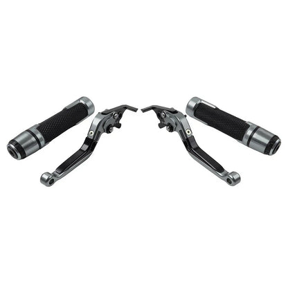 Folding Extendable Brake Clutch Lever Grip Set for Kawasaki Ninja ZX-6