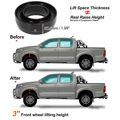 3" Front Leveling Lift Kit for Dodge Ram 1500 2500 3500 2WD (1994-2018)
